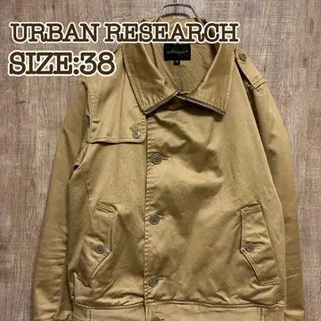 URBAN RESEARCH 코튼 라이더 자켓 38 베이지