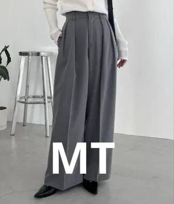 CAPRICIEUX LE'MAGE 2턱 와이드 팬츠