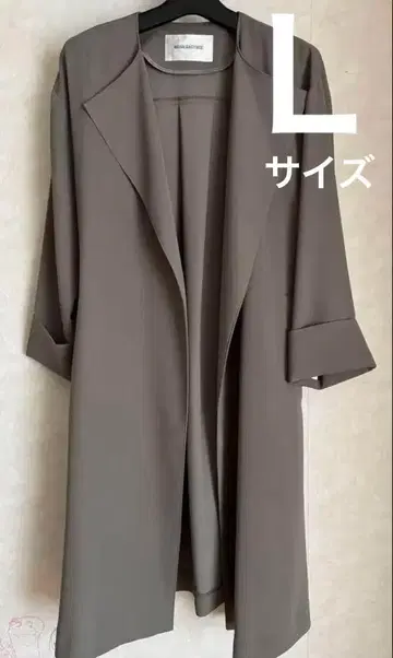 그레이 롱 코트풍 L 사이즈