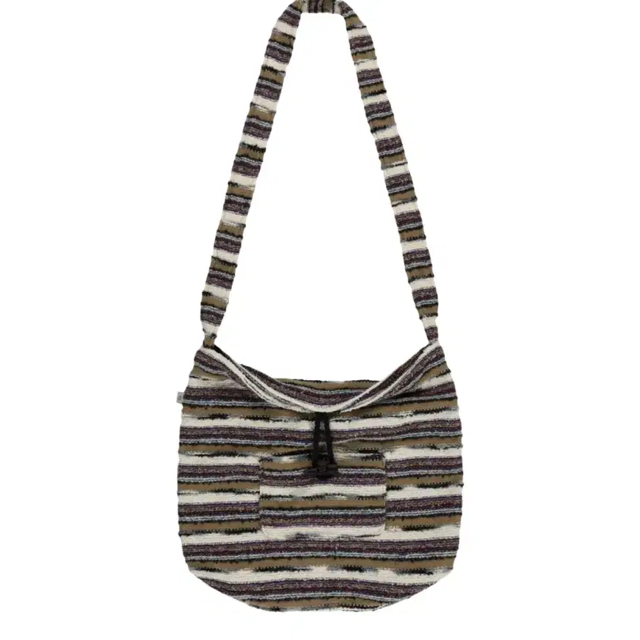 【CoySeio】 KNIT CROSS BAG QUILTED CROSS BAG IVORY - coyseio