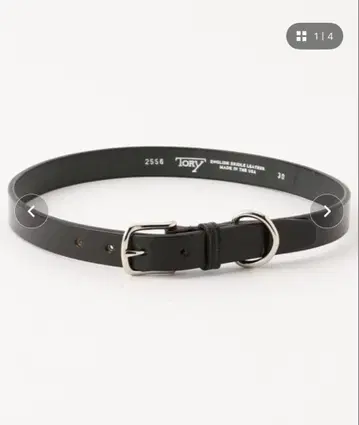 토리 가죽 벨트 블랙 컬러
