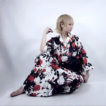 NieR 빨간 장미 유카타 3세트(unisex)