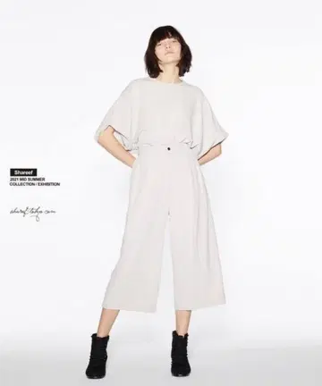 Shareef 돌먼 오버 사이즈 티셔츠 라이트 그레이
