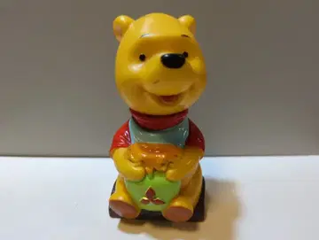 미쓰비시 은행 저금통 푸우 마루키 자세 꿀단지 들고 115mm