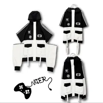 NieR 초고품질 BLACK GAMER'S ZONE ZIP OUTER