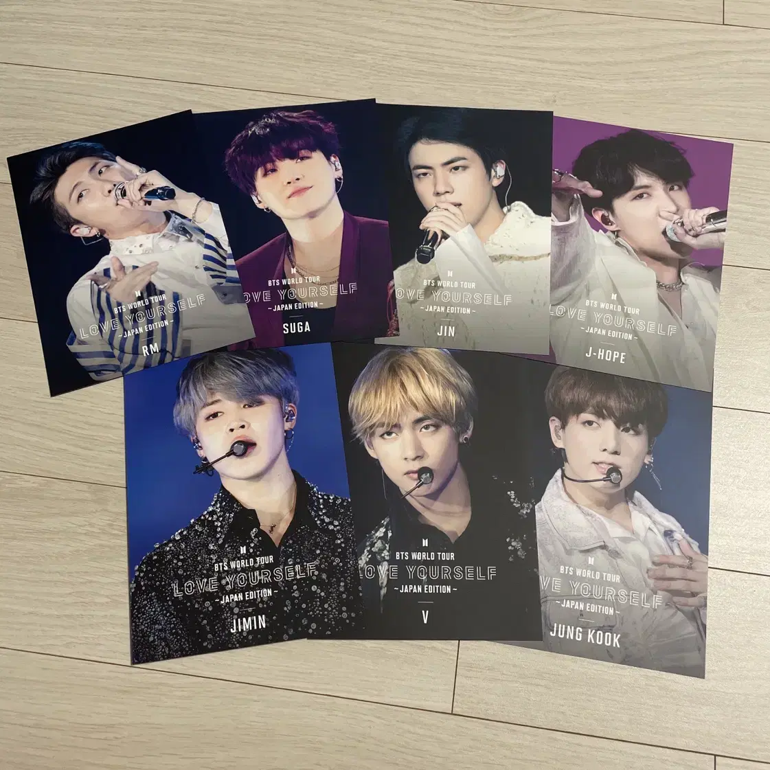 BTS BTS Love Yourself Japan Edition Blu-ray Postcard on