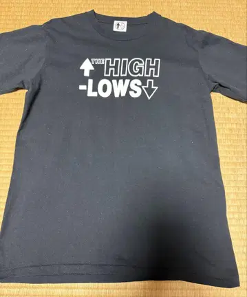 THE HIGH-LOWS 더 하이 로우즈 BLACK 티셔츠