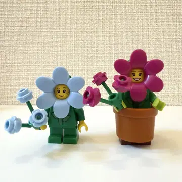 레고 꽃 캐릭터 2종 세트