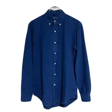 현행 모델 고품질 RALPH LAUREN S 코튼 셔츠 INDIGO