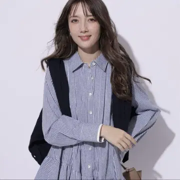 아지메 티어드 셔츠 원피스 Apuweiser-riche 2025ss
