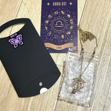 ANNA SUI 안나수이 별자리 목걸이 조디악 천칭자리 편대