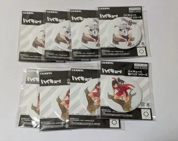 하이큐!! 쿠로오 테츠로 보쿠토 코타로 코스파 캔뱃지 8개 세트