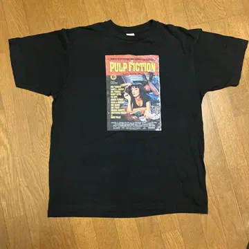 Pulp Fiction 티셔츠 XL 사이즈 블랙