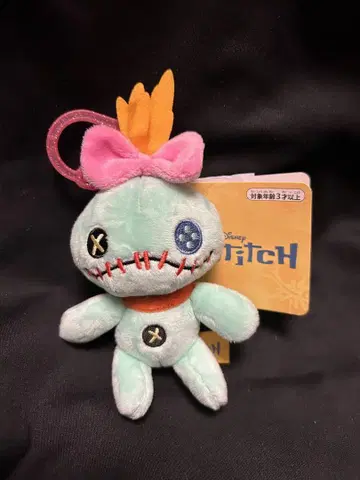 새상품 택 포함 릴로 & 스티치 봉제 인형 마스코트 스크럼프