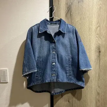 allureville 알아바일 데님 셔츠 자켓 M 블루