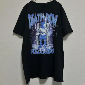 DEATH ROW RECORDS 밴딩 T L 블랙 데스로우레코드