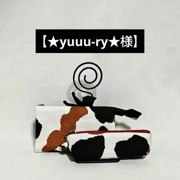[ yuuu-ry 님 ] 삼색 고양이 패턴 동전 지갑 코인 케이스