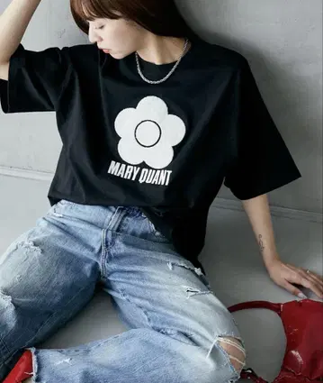MARY QUANT x PUBLUX 사가라 자수 티셔츠 S 사이즈