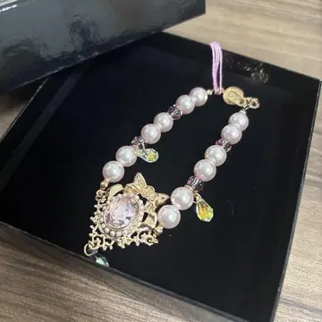 BABY 샤이니 크리스탈 팔찌 핑크 골드