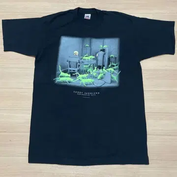 sandy skoglund 아트 티셔츠 90년대 싱글 스티치