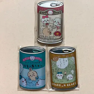 [새상품] 치이카와 mitamemo 캔뱃지 생선 말론그라스 콘비프