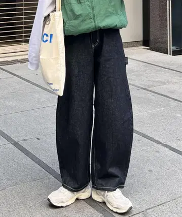 CPCM 커브 페인터 데님 팬츠