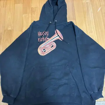 Hanes Heavy Metal 후드티 2XL 사이즈