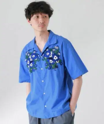 NOMA t.d. DREAM Shirt Hand Embroidery 파랑