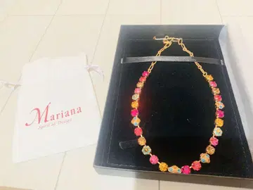 새상품급! 귀중한! 반짝반짝 Mariana 컬러풀 스톤 목걸이