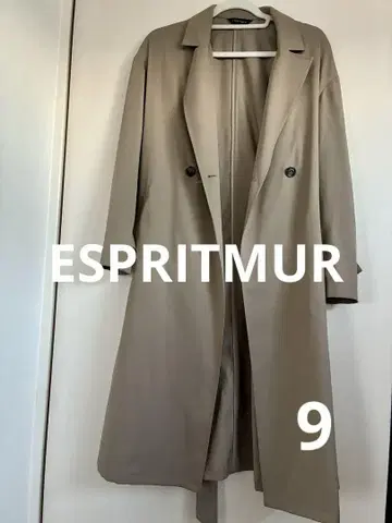 ESPRITMUR 베이지 트렌치코트 사이즈 9