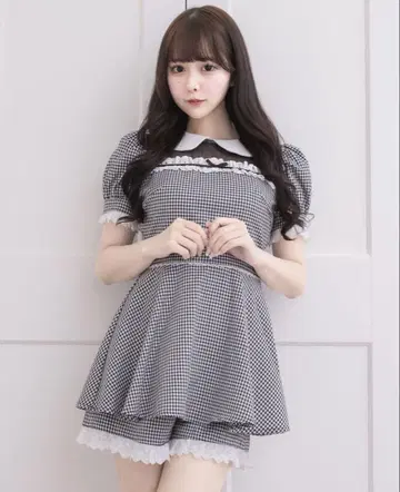 pium 코튼 프릴 도리 셋업