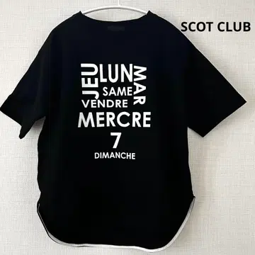 SCOT CLUB 티셔츠 블랙