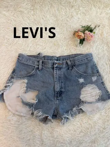 Y2K LEVI'S 리바이스 데미지 데님 숏팬츠 29 LL 상당