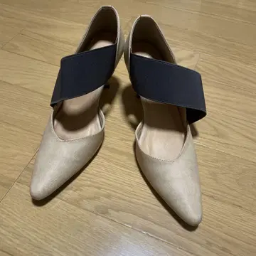 안티카 고아 펌프스 여성용 LL 24.5cm 신발 힐 8cm
