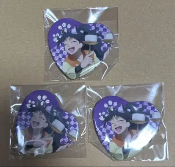 닌자 타마 란타로 난자 타운 하트 캔뱃지 쿠쿠치 헤이소