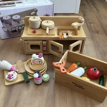 Wooden toys 소꿉놀이 세트