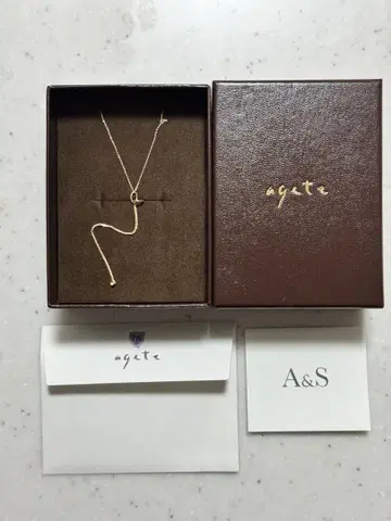 agete(아가트) K10 목걸이