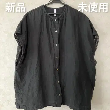 프렌치 소매 블라우스 프론트 오픈 HIYORI