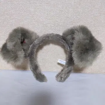 완완 이야기 귀가 달린 머리띠 그레이
