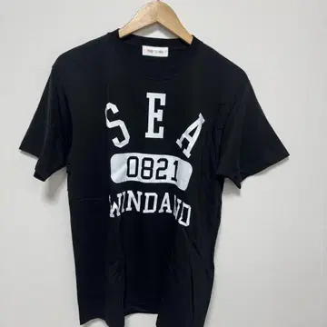 WIND AND SEA YOU AND SEA 블랙 티셔츠