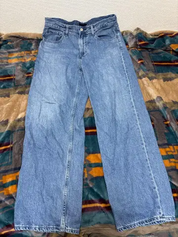 UNIQLO 와이드 핏 청바지 30 (76cm)