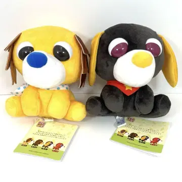 차 개 봉제 인형 2개 세트