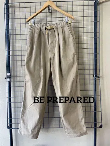 BE PREPARED 피프리어드 2턱 팬츠 투 턱 팬츠