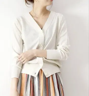 Spick & Span ICECOTTON V 가디건
