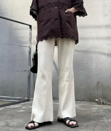 CIAOPANIC TYPY 깔끔한 실루엣 리브 팬츠