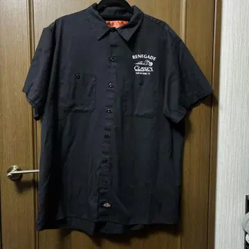 디키즈 워크 셔츠 블랙 XL