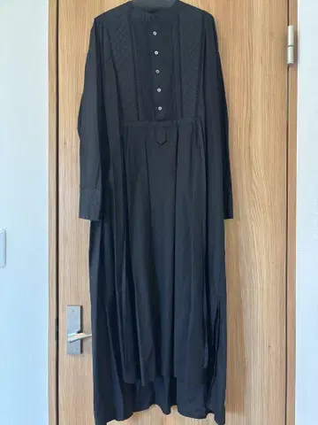 Aga 블랙 셔츠 원피스 야마다야 아가