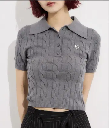 CABLE POLO KNIT TOPS 케이블 폴로 니트