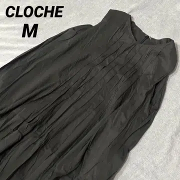 CLOCHE 크로셰 린넨 원피스 슬리브리스 롱 원피스 사이즈 M