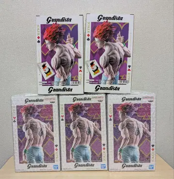 Grandista HUNTERxHUNTER 히소카 피규어 5체 세트